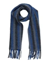 Ps By Paul Smith Ps Paul Smith Man Scarf Blue Size - Acrylic, Polyester, Wool, Polyamide In Blue