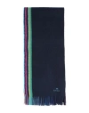 Ps By Paul Smith Ps Paul Smith Man Scarf Midnight Blue Size - Wool