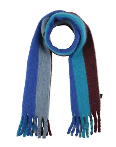 Ps By Paul Smith Ps Paul Smith Man Scarf Slate Blue Size - Acrylic, Wool, Polyester, Polyamide