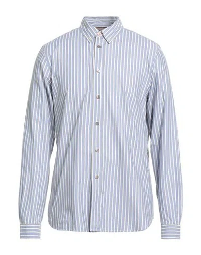 Ps By Paul Smith Ps Paul Smith Man Shirt Light Blue Size L Cotton