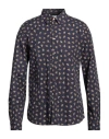 Ps By Paul Smith Ps Paul Smith Man Shirt Midnight Blue Size L Organic Cotton