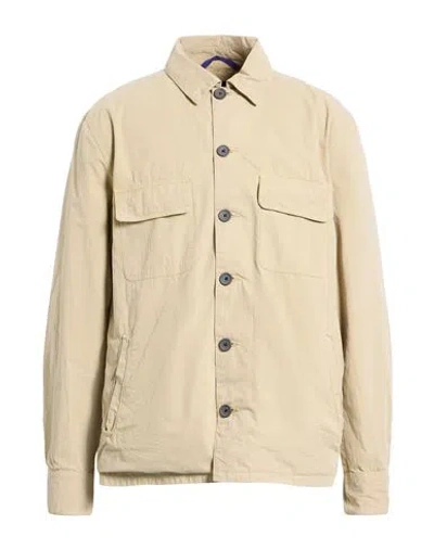 Ps By Paul Smith Ps Paul Smith Man Shirt Sand Size Xl Cotton In Brown