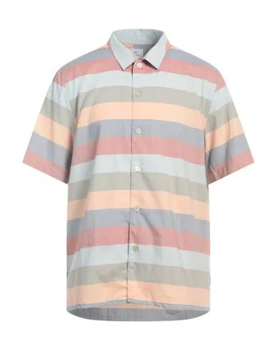 Ps By Paul Smith Ps Paul Smith Man Shirt Sky Blue Size L Cotton