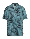 Ps By Paul Smith Ps Paul Smith Man Shirt Deep Teal Size Xl Cotton In Blue
