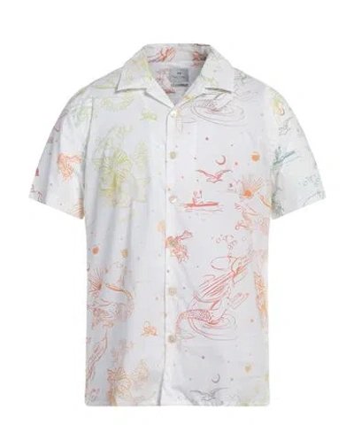Ps By Paul Smith Ps Paul Smith Man Shirt White Size Xl Cotton
