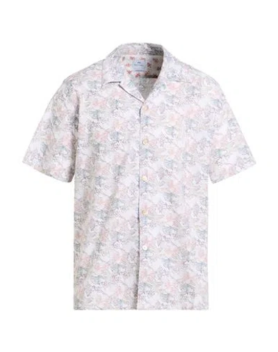 Ps By Paul Smith Ps Paul Smith Man Shirt White Size Xl Organic Cotton
