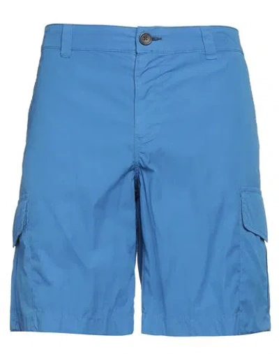 Ps By Paul Smith Ps Paul Smith Man Shorts & Bermuda Shorts Azure Size 34 Cotton, Polyamide