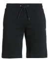 Ps By Paul Smith Logo-patch Detail Bermuda Shorts In Black