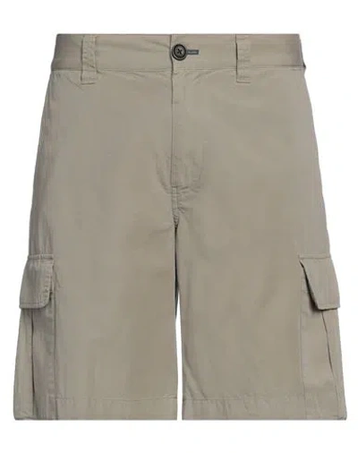 Ps By Paul Smith Ps Paul Smith Man Shorts & Bermuda Shorts Military Green Size 30 Cotton, Linen In Gray
