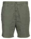 Ps By Paul Smith Ps Paul Smith Man Shorts & Bermuda Shorts Military Green Size 38 Cotton, Elastane