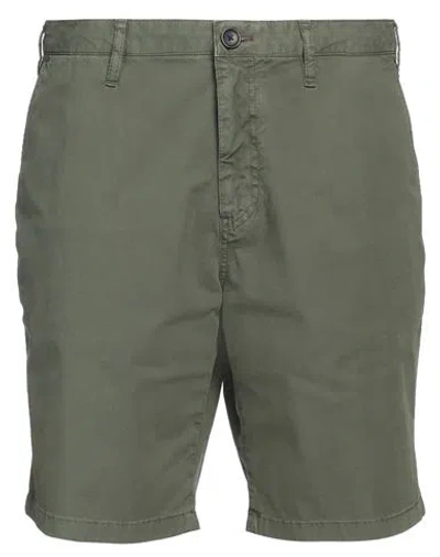 Ps By Paul Smith Ps Paul Smith Man Shorts & Bermuda Shorts Military Green Size 38 Cotton, Elastane In Green