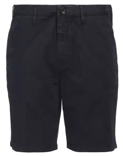 Ps By Paul Smith Ps Paul Smith Man Shorts & Bermuda Shorts Navy Size 38 Cotton, Elastane