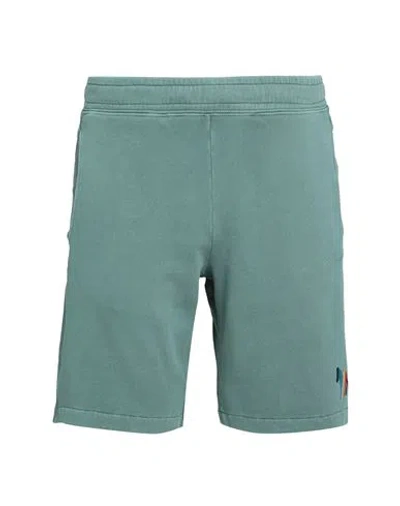 Ps By Paul Smith Ps Paul Smith Man Shorts & Bermuda Shorts Sage Green Size Xl Organic Cotton