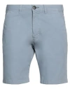 Ps By Paul Smith Ps Paul Smith Man Shorts & Bermuda Shorts Slate Blue Size 31 Cotton, Elastane