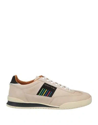 Ps By Paul Smith Ps Paul Smith Man Sneakers Beige Size 9 Leather In Neutral