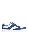 Ps By Paul Smith Ps Paul Smith Man Sneakers Blue Size 9 Cow Leather In Blue