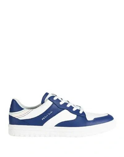 Ps By Paul Smith Ps Paul Smith Man Sneakers Blue Size 9 Cow Leather