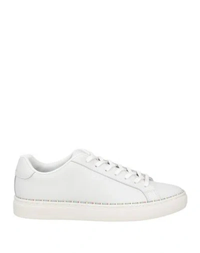 Ps By Paul Smith Ps Paul Smith Man Sneakers White Size 9 Leather