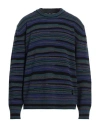 Ps By Paul Smith Ps Paul Smith Man Sweater Blue Size Xl Wool, Polyamide In Blue