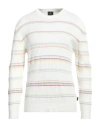 Ps By Paul Smith Ps Paul Smith Man Sweater Ivory Size M Organic Cotton In White