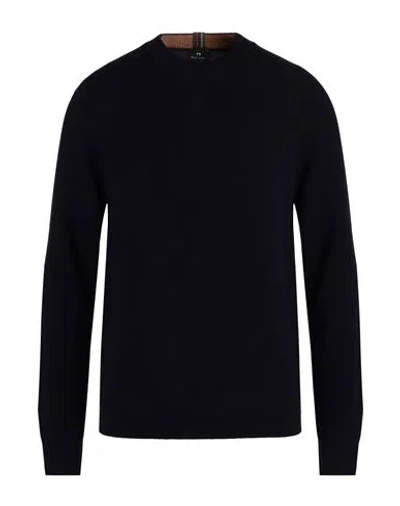 Ps By Paul Smith Ps Paul Smith Man Sweater Midnight Blue Size Xl Merino Wool