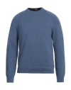 Ps By Paul Smith Ps Paul Smith Man Sweater Slate Blue Size Xxl Merino Wool