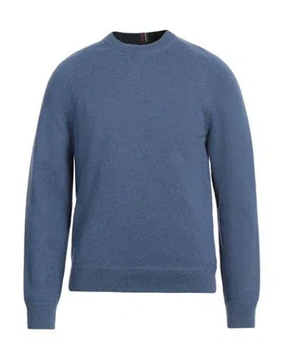 Ps By Paul Smith Ps Paul Smith Man Sweater Slate Blue Size Xxl Merino Wool