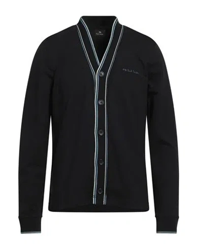 Ps By Paul Smith Ps Paul Smith Man Sweatshirt Black Size Xl Cotton, Elastane, Polyester