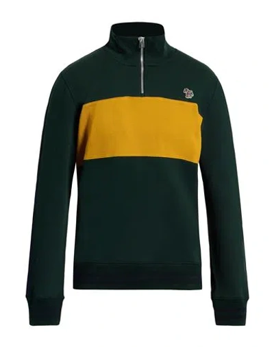Ps By Paul Smith Ps Paul Smith Man Sweatshirt Marigold Size Xl Cotton In Black