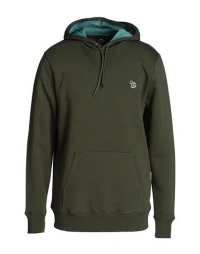 Ps By Paul Smith Ps Paul Smith Man Sweatshirt Military Green Size Xl Organic Cotton