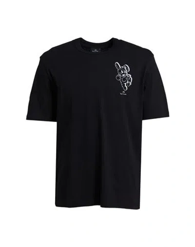 Ps By Paul Smith Ps Paul Smith Man T-shirt Black Size Xl Cotton