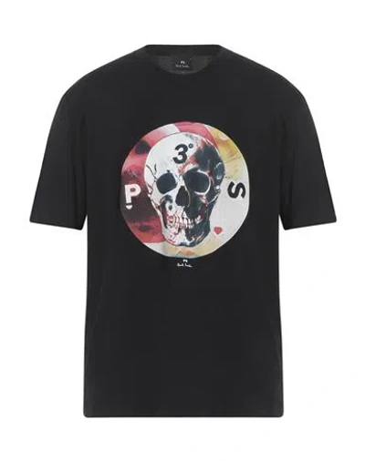 Ps By Paul Smith Ps Paul Smith Man T-shirt Black Size Xxl Cotton