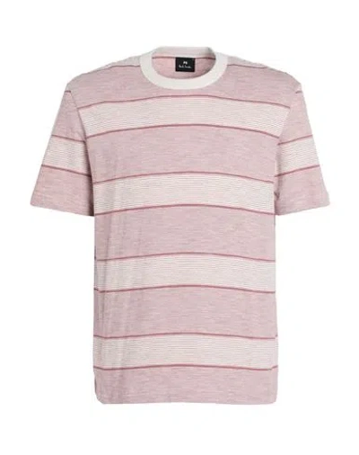 Ps By Paul Smith Ps Paul Smith Man T-shirt Brick Red Size Xl Organic Cotton