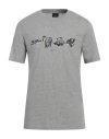 Ps By Paul Smith Ps Paul Smith Man T-shirt Light Grey Size Xl Organic Cotton In Grey