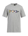 Ps By Paul Smith Ps Paul Smith Man T-shirt Light Grey Size Xl Organic Cotton In Grey