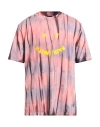 Ps By Paul Smith Ps Paul Smith Man T-shirt Pink Size M Organic Cotton