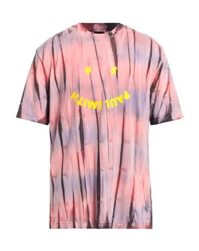 Ps By Paul Smith Ps Paul Smith Man T-shirt Pink Size M Organic Cotton