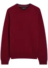 Ps By Paul Smith Ps Paul Smith Melange Merino Wool Jumper In Burgundy