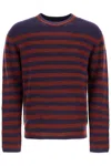 Ps By Paul Smith Ps Paul Smith Striped Wool And Mohair Blend Pullover In Red