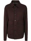 Ps By Paul Smith Ps Paul Smith Mens Quilted Overshirt Clothing In Red
