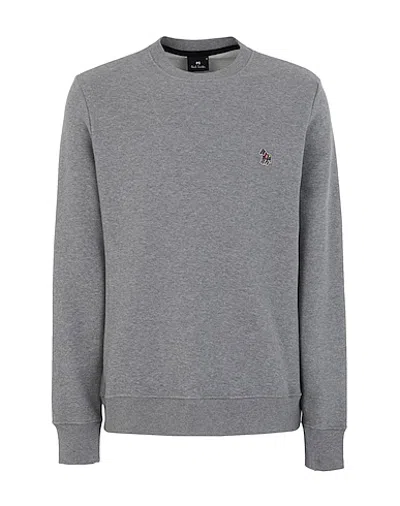 PS BY PAUL SMITH PS PAUL SMITH MENS REG FIT SWEATSHIRT MAN SWEATSHIRT GREY SIZE XS ORGANIC COTTON,12564328QW 7