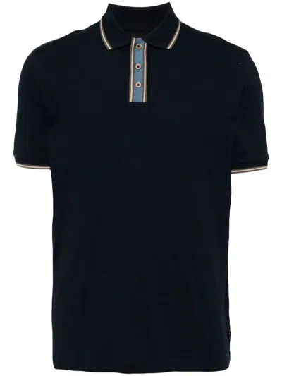 Ps By Paul Smith Ps Paul Smith Mens Regular Fit Short Sleeves Polo Clothing In Blue