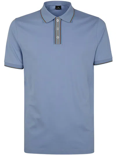Ps By Paul Smith Ps Paul Smith Mens Regular Fit Short Sleeves Polo Clothing In Blue
