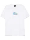 Shop Ps By Paul Smith Ps Paul Smith Mens Regular Fit Short Sleeves T-shirt Clothing In White