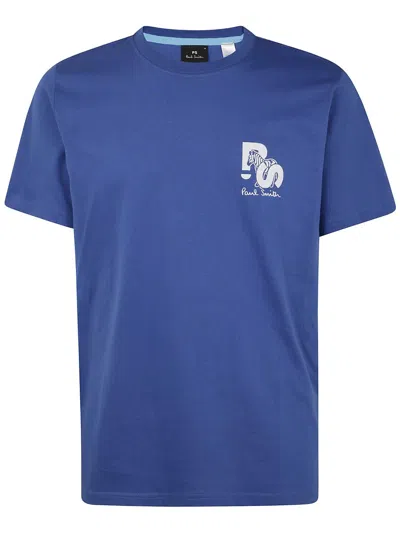 PS BY PAUL SMITH PS PAUL SMITH MENS REGULAR FIT SHORT SLEEVES T-SHIRT PS ZEBRA