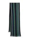 Ps By Paul Smith Ps Paul Smith Mens Scarf Ps Multicolor Stripes Accessories