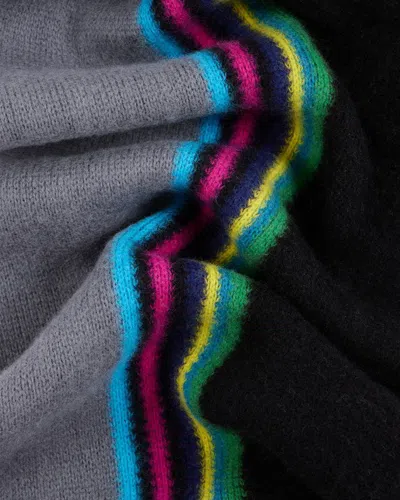 Ps By Paul Smith Ps Paul Smith Mens Scarf Ps Reversible Accessories In Black