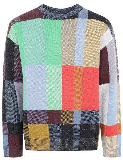 Ps By Paul Smith Ps Paul Smith Mens Sweater Crew Neck In Multi
