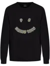 Ps By Paul Smith Ps Paul Smith Mens Sweatshirt Ps Happy In Black