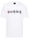 Ps By Paul Smith Ps Paul Smith Multi Skull Cotton T-shirt In White